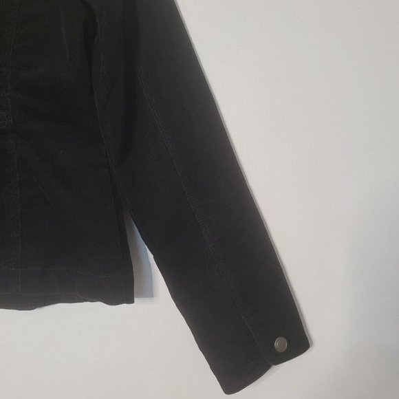 Reitman's Black Corduroy Blazer Jacket Size 7 - Picture 7 of 8